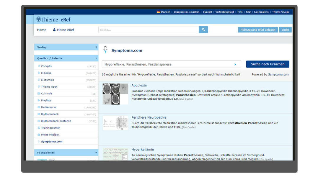 ERef Devices Symptoma