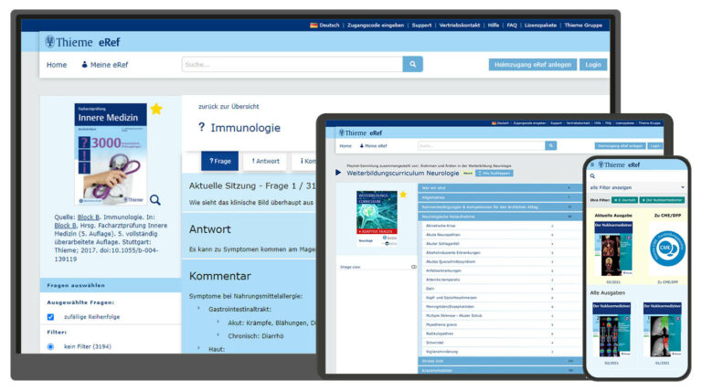 Vorteile - Thieme eRef - Das Wissensportal für Ärztinnen und Ärzte